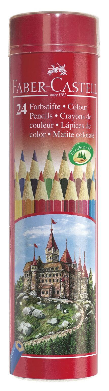 CREIOANE COLORATE 24 CULORI TUB FABER-CASTELL