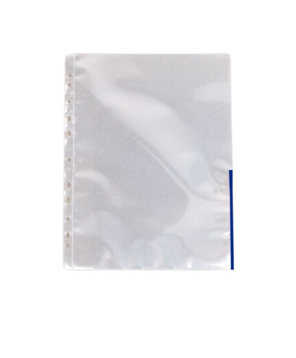 FOLIE PROTECTIE A4 MARGINE ALBASTRA 100/SET 105 MICRONI ESSELTE