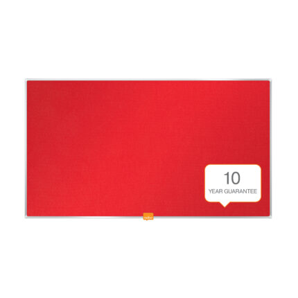 PANOU TEXTIL WIDESCREEN 32"(721*411MM) RAMA ALUMINIU ROSU NOBO