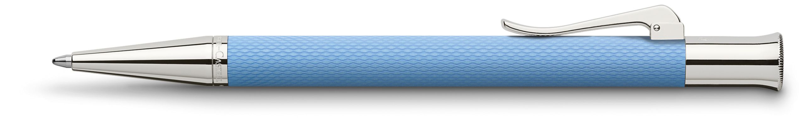 Propelling ball pen Guilloche Gulf Blue