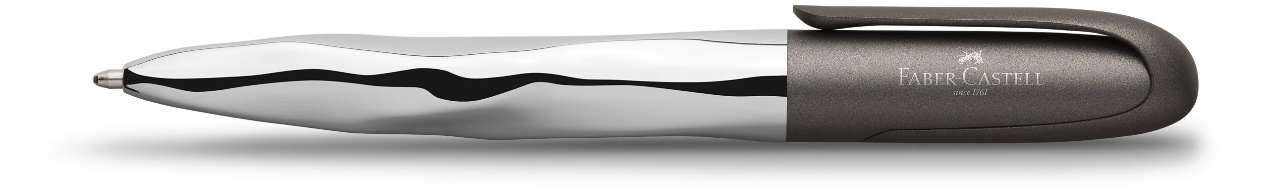 Ballpoint pen n'ice pen metallic grey