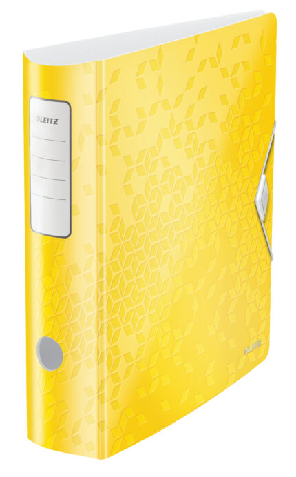 BIBLIORAFT PLASTIFIAT 7.5CM 180GRADE GALBEN ACTIVE WOW LEITZ