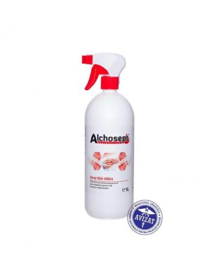 DEZINFECTANT MAINI 1L CU PULVERIZATOR KLINTENSIV ALCHOSEPT (85% ALCOOL)