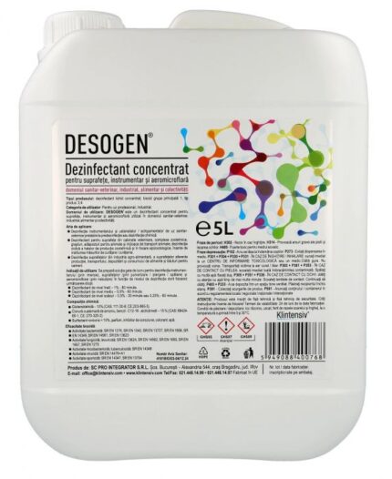 DEZINFECTANT CONCENTRAT IND. ALIM. 5L DESOGEN KLINTENSIV