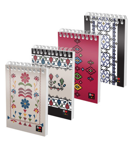 BLOC NOTES SPIRA A6 80F AR ETHNO DIVERSE MODELE PIGNA