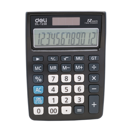 CALCULATOR BIROU 12DIG NEGRU 1238 DELI