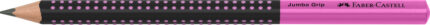 CREION GRAFIT B JUMBO GRIP TWO TONE NEGRU-ROZ 2022 FABER-CASTELL