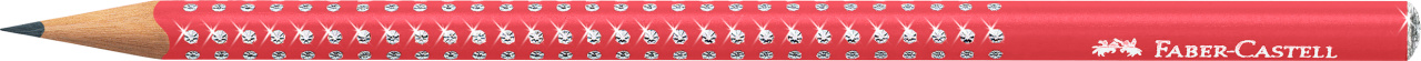 118240_Sparkle graphite pencil, candy cane red