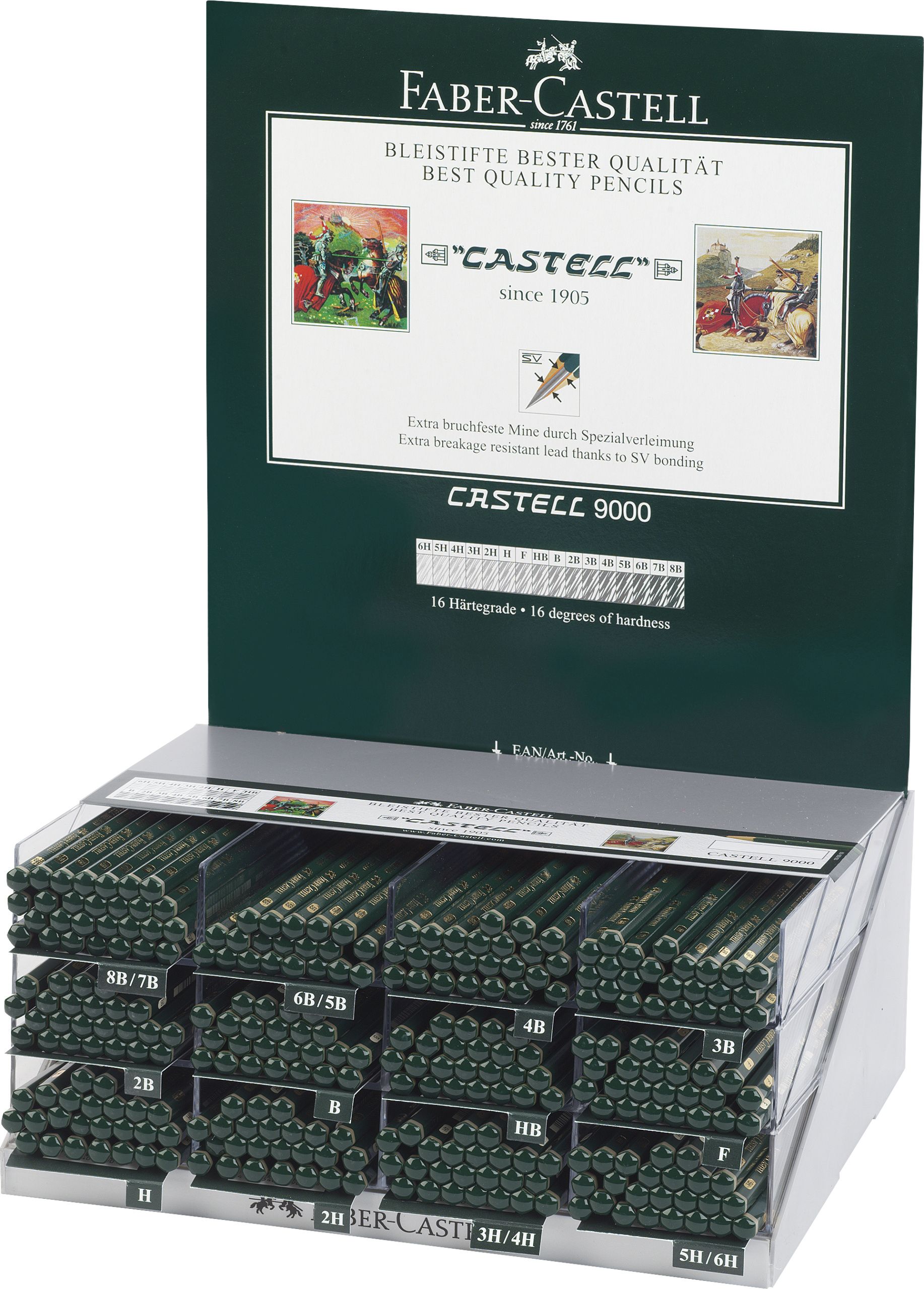 Graphite pencil Castell 9000 288x POS