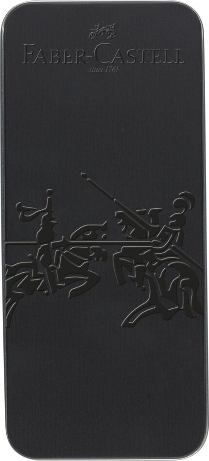 SET CADOU STILOU + PIX GRIP 2011 ALL BLACK FABER-CASTELL