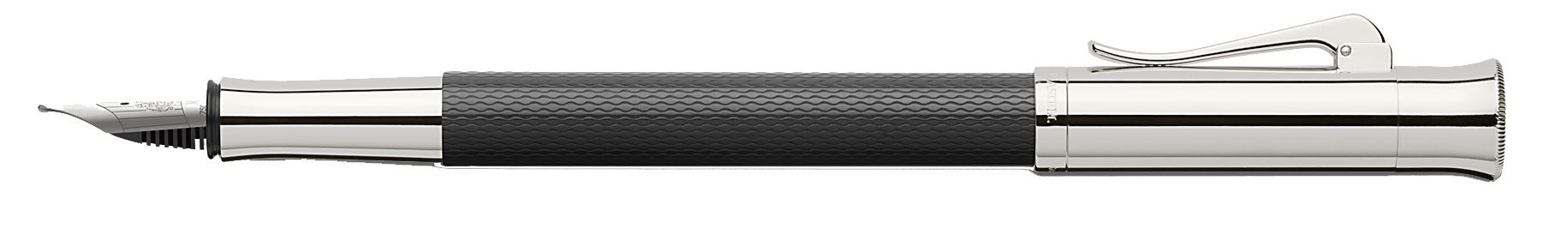 146540_Fountain pen Guilloche Black Medium