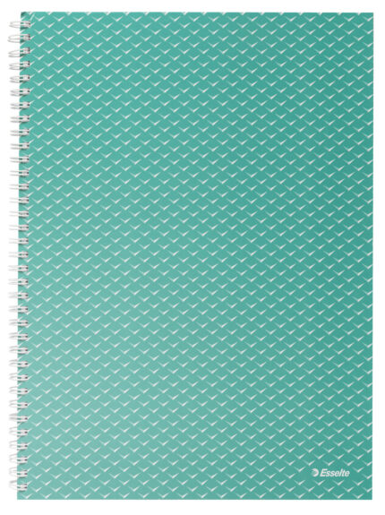 CAIET BIROU SPIRA A4 80 FILE DICTANDO VERDE COPERTA CARTON COLOUR'BREEZE ESSELTE