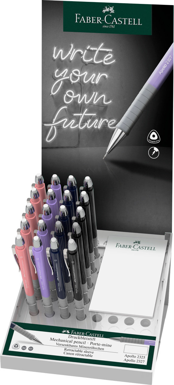 232720_Apollo mechanical pencil, 0.7 mm, PoS display of 20