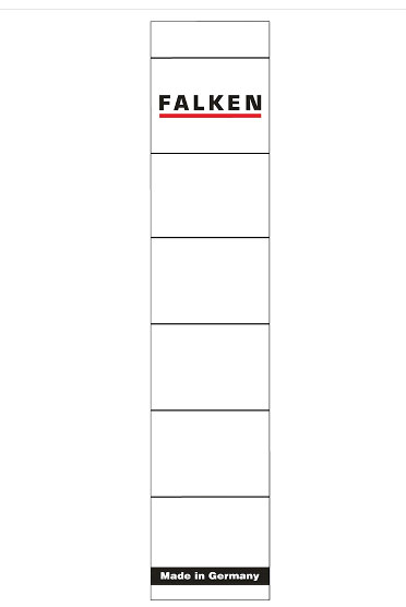 ETICHETE BIBLIORAFT 36*190MM ADEZIVE 10/SET FALKEN