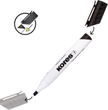 MARKER WHITEBOARD MAGENTA 3MM KORES