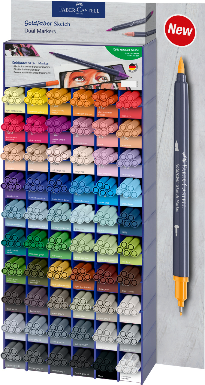 164760_Gofa Sketch Marker, display of 300 (60 colours x 5 markers)