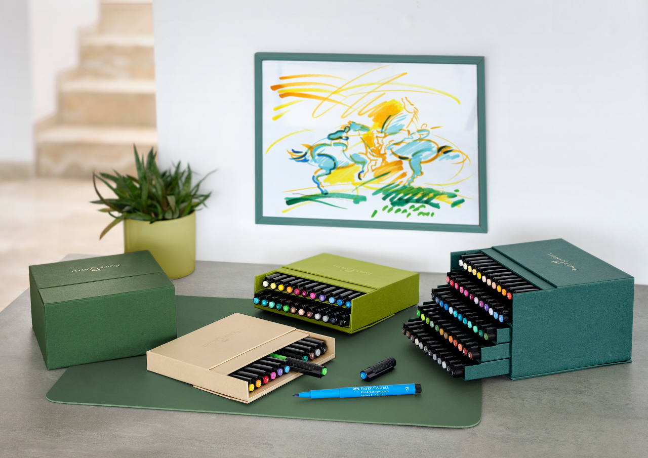 Pitt Artist Pen studio box assortment DIN A4 landscape format