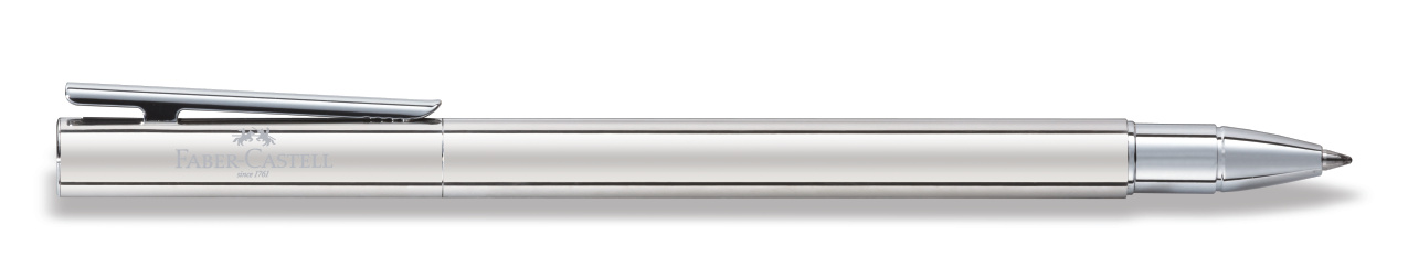 Neo Slim Stainless Steel rollerball, silver shiny