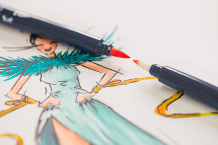 SKETCH MARKER 2 CAPETE SET 6 DESIGN PRODUS GOLDFABER FABER-CASTELL