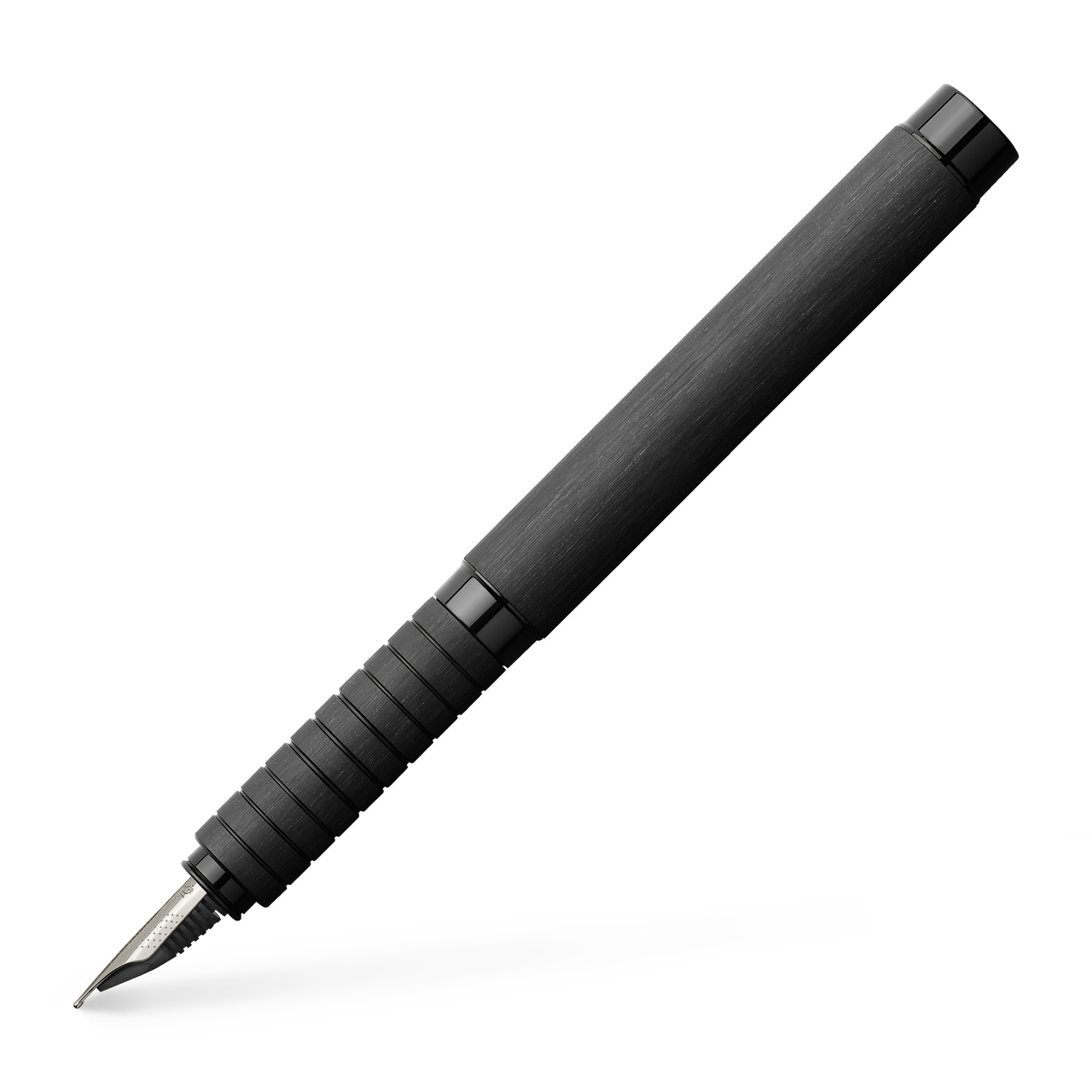 Essentio Aluminium fountain pen, B, black