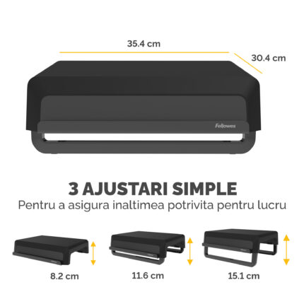 SUPORT MONITOR NEGRU BREYTA